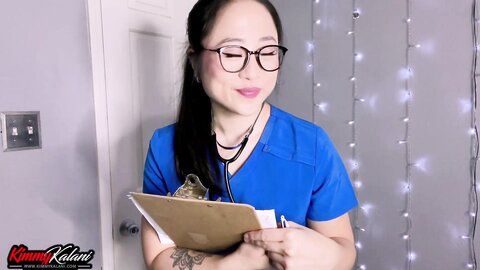 Sexy Nurse Gets Cum Sample From Big Black Cock Asmr