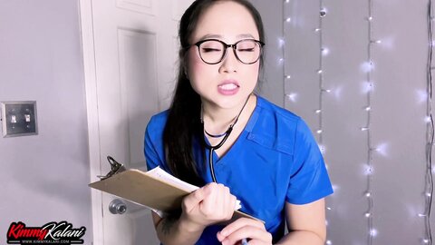 Sexy Nurse Gets Cum Sample From Big Black Cock Asmr
