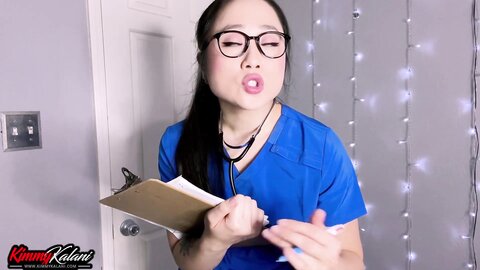 Sexy Nurse Gets Cum Sample From Big Black Cock Asmr
