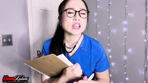 Sexy Nurse Gets Cum Sample From Big Black Cock Asmr