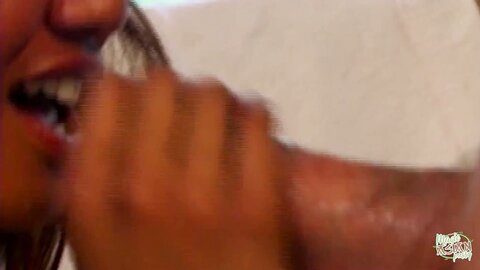 Asian Get A Kake After A Messy Double Drilling In A Threesome