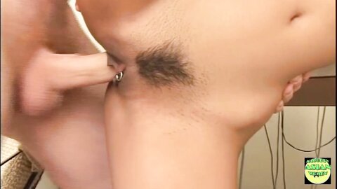 Being Caught Masturbating At Work Ends With The Asian Being Plowed By A White Cock