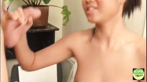 Being Caught Masturbating At Work Ends With The Asian Being Plowed By A White Cock