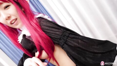 Hot Asian Chick A Yamashita In A Devil Costume Needs A Hard Cock