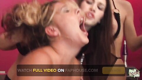 Lesbiany With A Bunch Of Horny Asian Vixens Taking On White Chicks