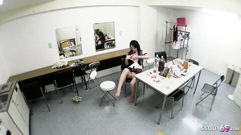 Skinny Japanese Teen Seduce To Uncensored Defloration Creampie Sex By Classmate