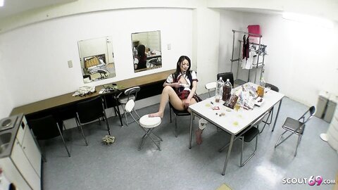 Skinny Japanese Teen Seduce To Uncensored Defloration Creampie Sex By Classmate