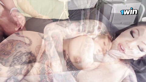 Asian Tattoed Girl With Big Titties And Big Ass Connie Perignon Fucks B