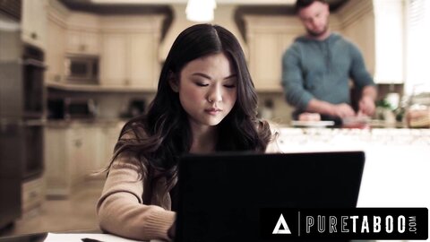 Pure Taboo Small Town Girl Lulu Chu Gets Horny While Hearing Roommate R