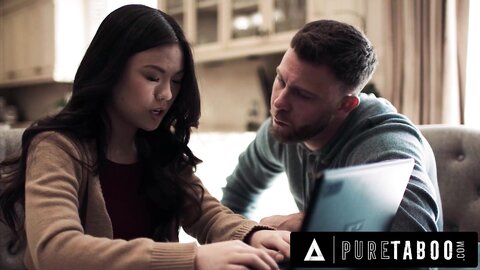 Pure Taboo Small Town Girl Lulu Chu Gets Horny While Hearing Roommate R