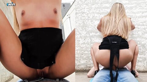 Street Anal Ride In Heels Ass To Mouth With Creampie In The Ass