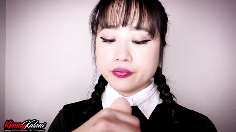 Wednesday Cosplay Asmr Secretly Loves Your Cock