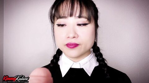 Wednesday Cosplay Asmr Secretly Loves Your Cock