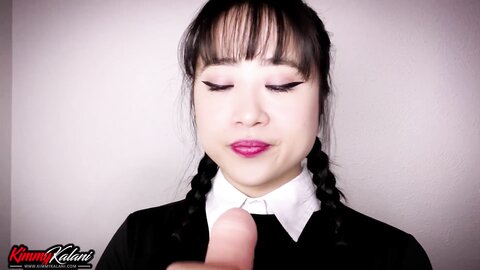 Wednesday Cosplay Asmr Secretly Loves Your Cock