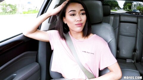 Aria Skye Horny Asian Turned On By Big Cock