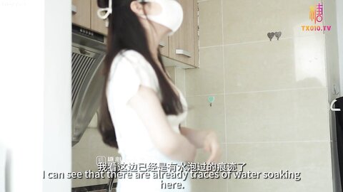 ✨【尤物女神】饥渴邻居性欲维修 「桥本香菜」白丝自交挑逗 无套爆肏内射疏通下水管道