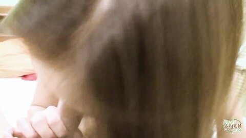 Babe Blows Licks Sucks And Fucks Her Boyfriend Until He Creampies Her