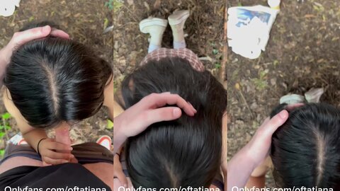 Tiny Asian Girl Gets Used By Public Car Park