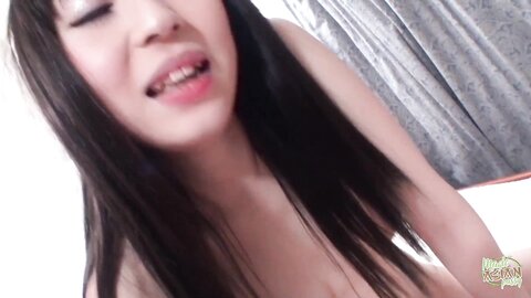 Cute Asian Chick Shows Off Her Sucking And Fucking S***s On A Cock In