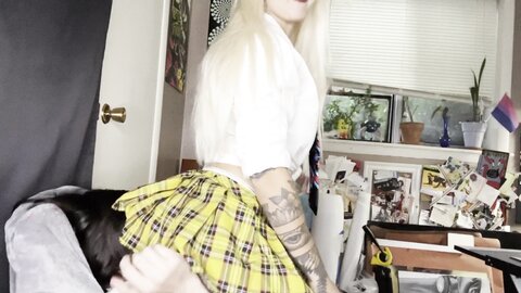 School Girl Bullies You With Her Asshole Face Farting Fem Dom Humil