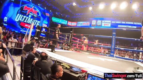 Muay Thai Fight Night And Horny Sex After For This Big Ass Thai Girlfri