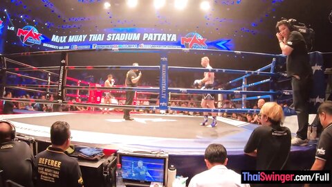 Muay Thai Fight Night And Horny Sex After For This Big Ass Thai Girlfri