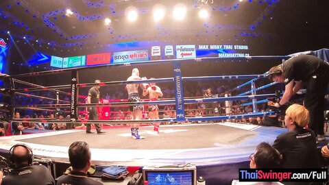 Muay Thai Fight Night And Horny Sex After For This Big Ass Thai Girlfri