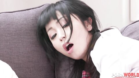 Marica Hase  Horny Asian *** Stretched Out By English Tutor On Dads Couch Gp