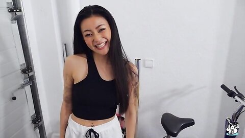 Rae Lil Black Asian Babe Fucks Her Boyfriend In The Garage All Sex