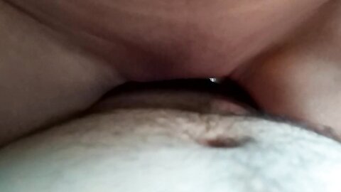 Asian Girl Riding White Fat Cock Pov