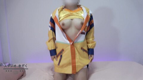 4594867-4 [Limited cosplay]****zynxzjo* Vtuber Oozora Suuru Loungewear Ver. Can you stand the low height Fcup A-chan`s top class paizuri technique, virgin boy...?
