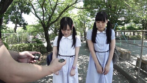 TANF-001 On the night when there are no dads and moms of the housing complex two sisters ...