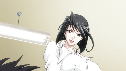 RECCYA-003 【アニメ】【AIリマスター】爆乳BOMB ＃3 女教師 若槻理沙 男子トイレは危険がいっぱい。