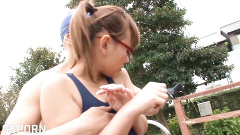 Jav Gangbang In The College Fucking A Sexy Glassed Teen Japanese School Uniform Porn