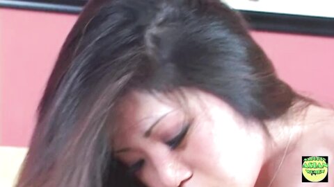Seductive Asian Bombshell Wants To Get Spanked Finger Herself And Lick Her Fingers Clean