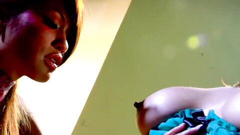 Erotic Asian With Huge Tits Gets Her Cunt Fingered By Hot Nette