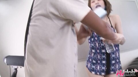 Japanese Girl Remon Mizuno Plays With A Sex Toy And Blows A Cock And Has A Hard Fuck With A Guy Uncensored