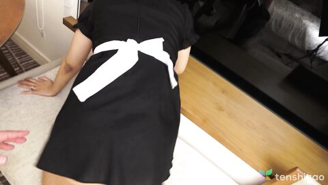 Japanese Maid Hinata Nanase Smokes Cock And Has A Hard Fuck With A Guy