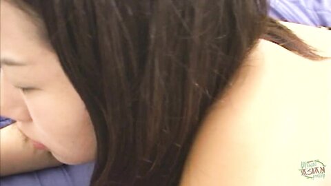 Asian Cutie Indulges Her Man With Hairy Sy And He Jacks Off Over Her Face