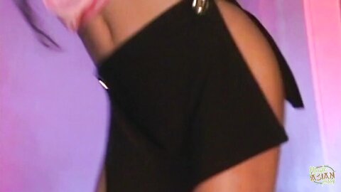 Her Striptease Can Make Even The Hardest Man To Screw Her Asian Twat