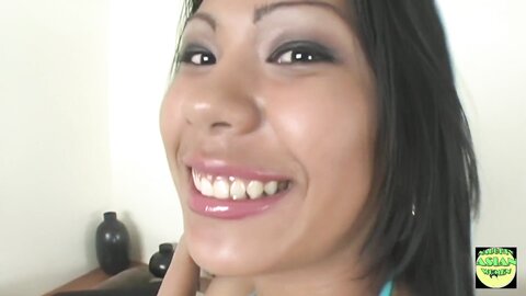 Topless Bitch From A Topless Beach Gets Her Filthy Mouth Filled With Cum
