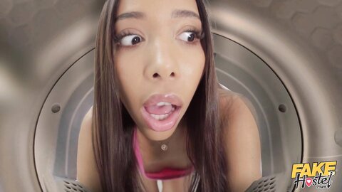 Fake Hostel Lia Lin Stuck In A Washing Machine P2