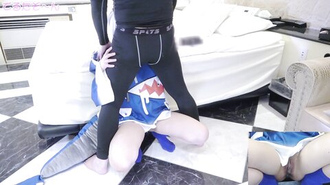 4597174-4 55% DE RÉDUCTION ! [Durée limitée ! 4,500 !]****zynxzjo* Cuisses minces, gros billabilla et ho■EN`s Gaurugula-chan ! Le vibrateur suceur de chatte de Shark-chan l`aguiche et l`accueille avec beaucoup
