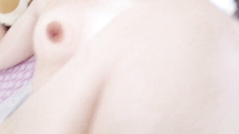 Step Sis Wets Her Pussy In The Bedroom After Taking A Bathroom Turkish