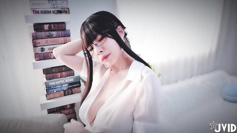 [JVID] 黎菲儿 - 超完美巨乳-色色的女同事加班时の脱衣诱惑