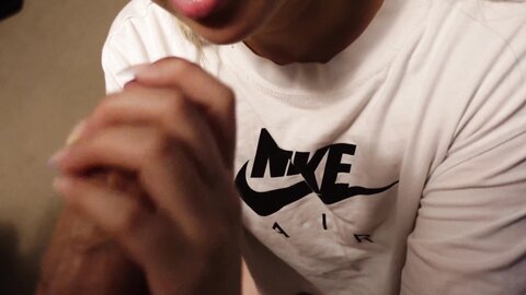 Tiny Asian Sucks Big White Cock