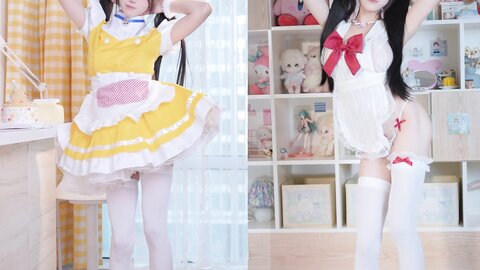 黏黏团子兔 (咬一口兔娘) - 2024年12月 诞生日限定 『兔子味蛋糕』[114P3V-2.95G] (3)
