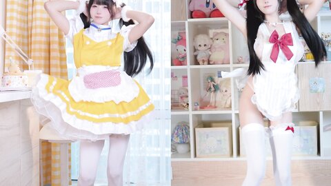 黏黏团子兔 (咬一口兔娘) - 2024年12月 诞生日限定 『兔子味蛋糕』[114P3V-2.95G] (3)
