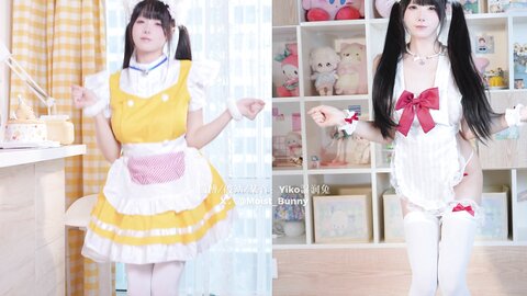 黏黏团子兔 (咬一口兔娘) - 2024年12月 诞生日限定 『兔子味蛋糕』[114P3V-2.95G] (3)