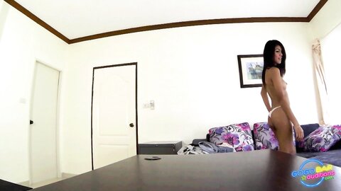 Tall And Skinny Thai Girl On The Casting Couch